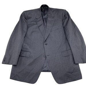 Canali Blazer Men 44 Gray Classic‎ Career Suit Jacket Pure Wool  Italy VTG